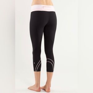 Lululemon Run: Inspire Crop II White Blush Quartz